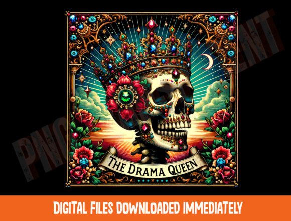 Download The Drama Queen Tarot Card PNG, Funny - Premium Resources