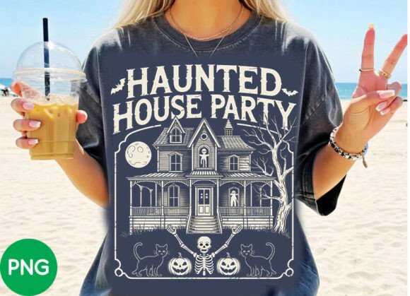 Download Haunted House Party Png, Halloween Shirt - Halloween shirt Collection