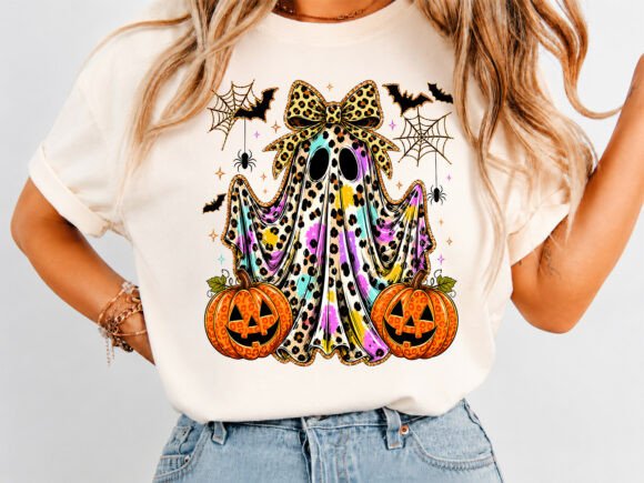 Download Leopard Ghost Halloween Shirt - Halloween shirt Collection