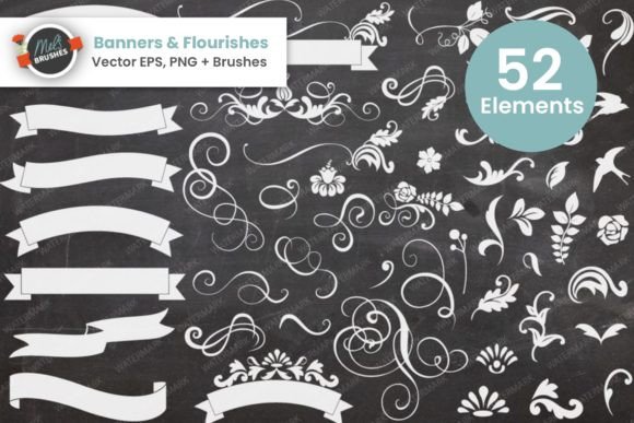 Download Banners &amp; Flourishes Vectors - Banners Collection