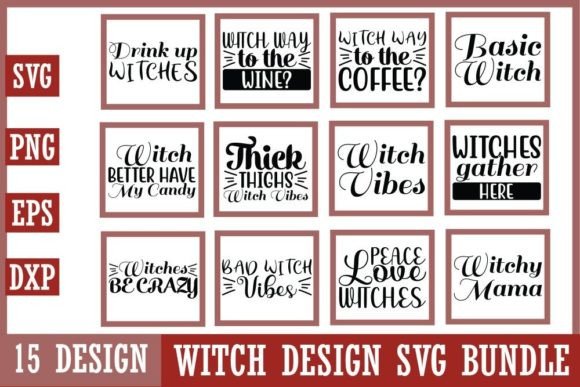 Download Witch Designs Bundle - Witch designs Collection