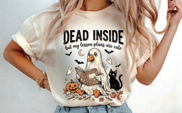 Download Dead Inside Teacher Halloween Shirt Png - Halloween shirt Collection