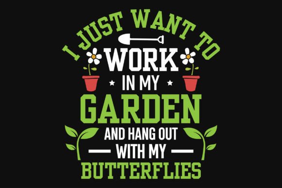 Download Gardening Typography Tshirt Design - Premium Resources